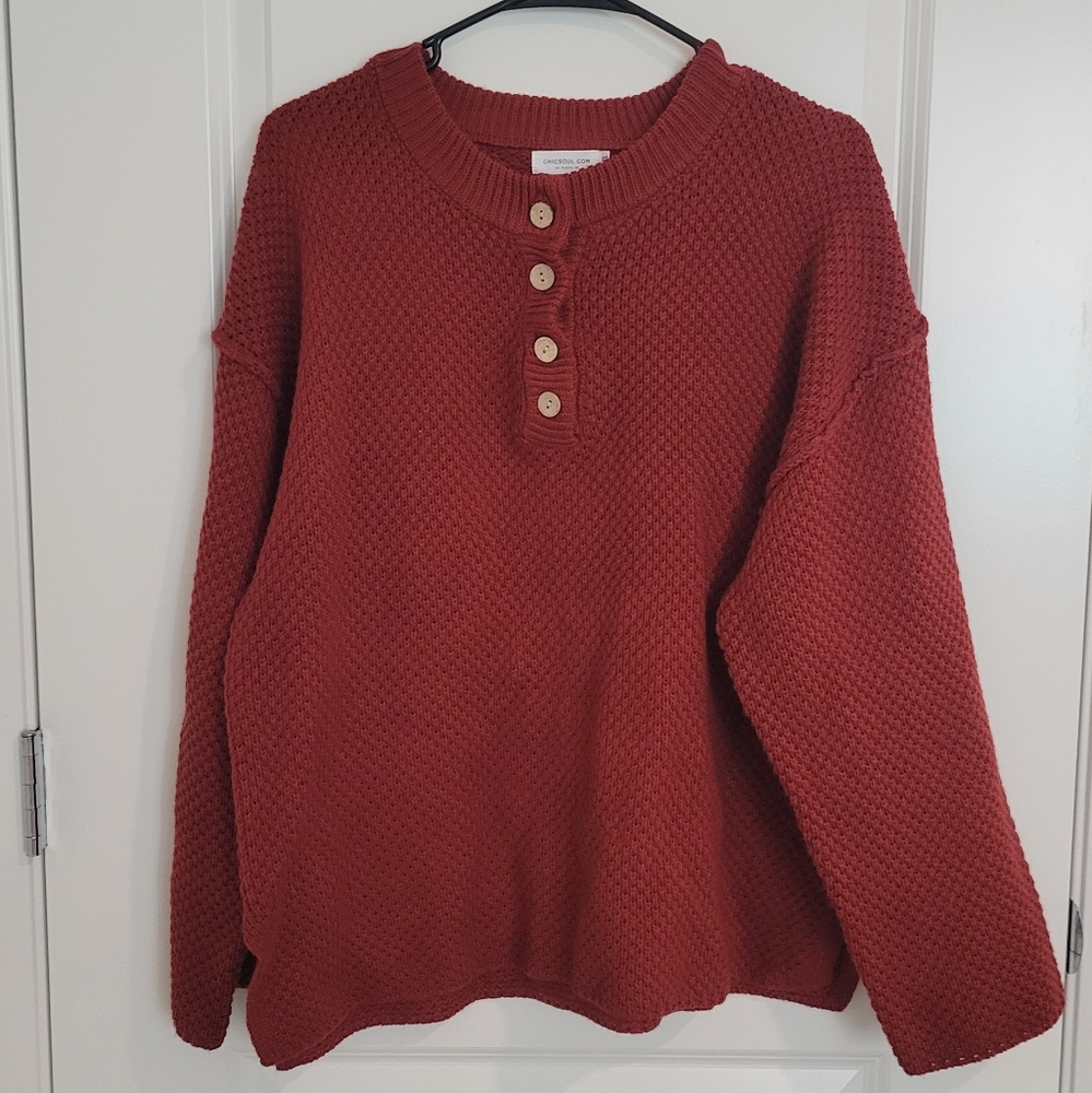 Chic Soul Sweater Top Size 2XL